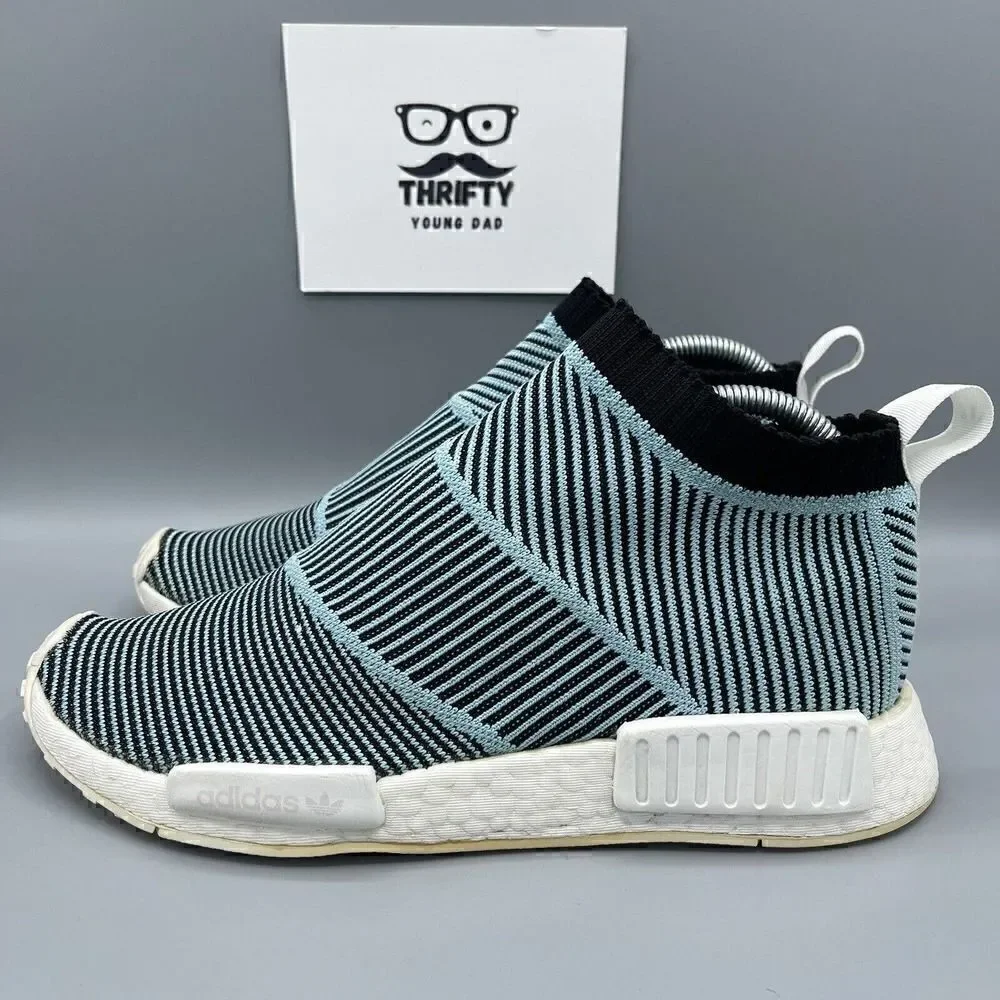 adidas NMD CS1 Primeknit x Parley Mens Size 8 Shoes Athletic Blue Spirit 2018